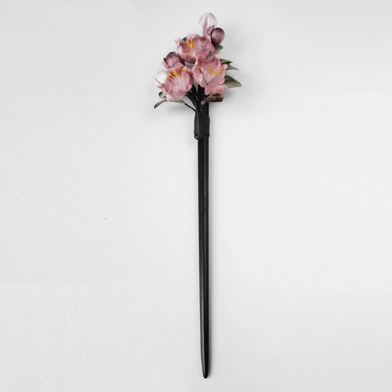 Crabapple Blossom Hairpin — Spring Whisper